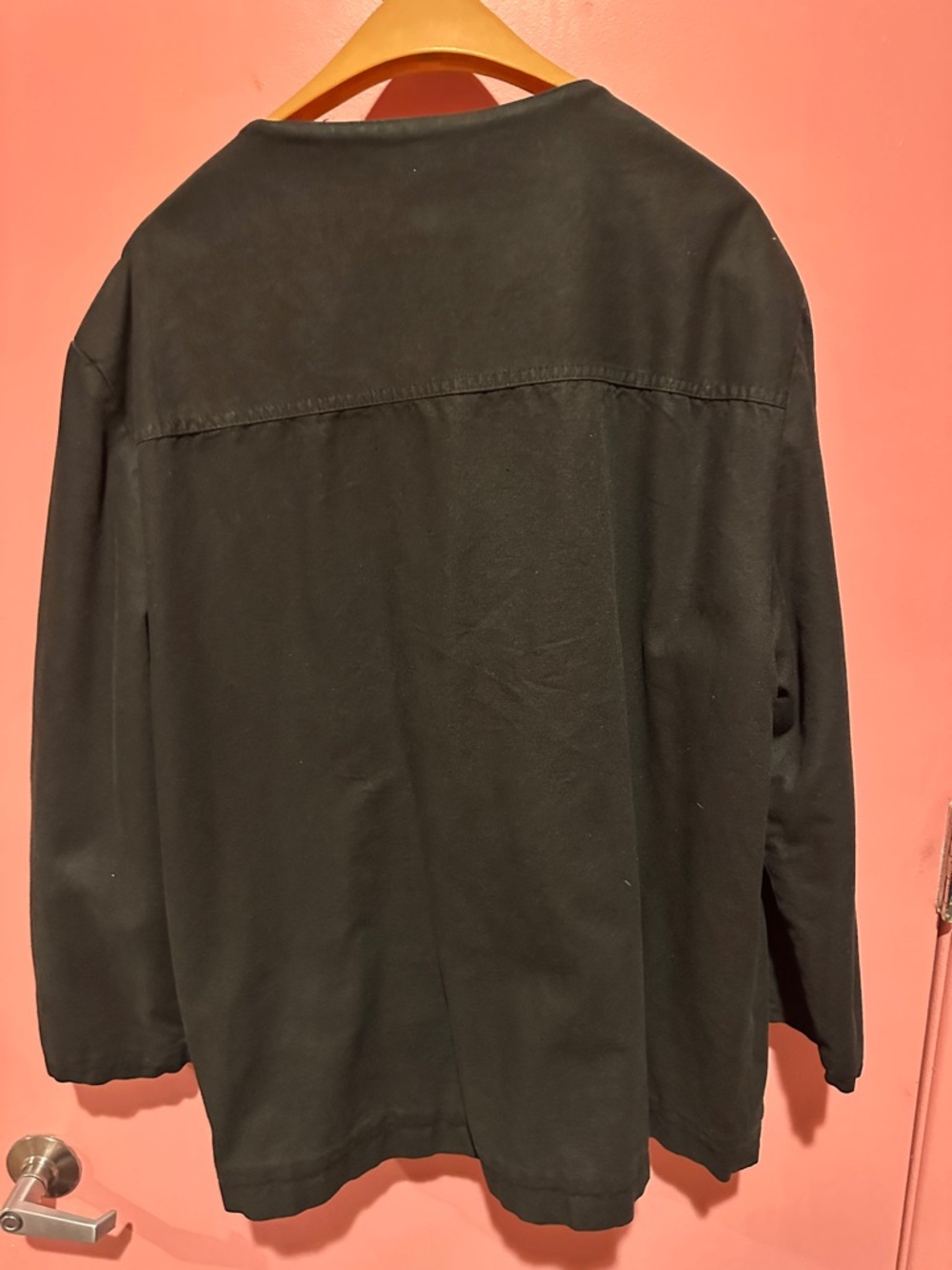triangle Black Button-Front Jacket - Picture 2 of 4